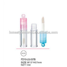 2015 New Style Cosmetic vide Clear 1ML Long Lip Gloss Tube